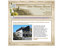Tablet Screenshot of hotel-liesertal.de